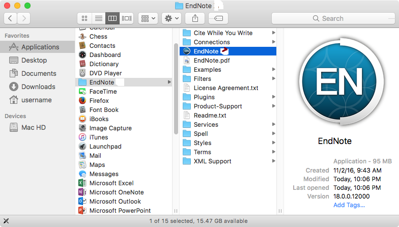 download endnote for mac